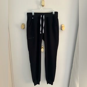 Figs Zamora Jogger Scrub Pants - Black - Size Medium/Tall